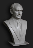 Kalpaklı Atatürk Heykeli yapanlar