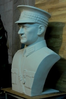 100 cm Askeri Kıyafetli Atatürk Heykeli