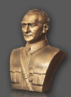 Askeri kıyafetli Atatürk Büstü satın al