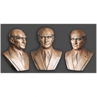 Fiber Atatürk Büstü İmalatı 62 cm